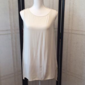 Eileen Fisher Silk Tunic Tank Top Blouse Size S